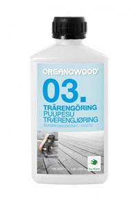 OrganoWood träregöring - för rengöring av träytor utomhus